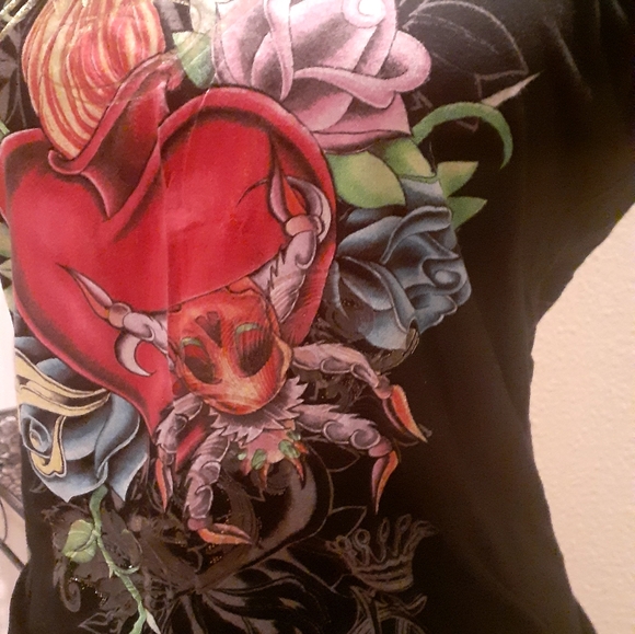 NWOT. CHRISTIAN AUDIGIER Tshirt. Sz M - Picture 4 of 8